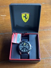 Orologio Uomo Ferarri Scuderia Nero XKERS 08030486 Nuovo con etichette
