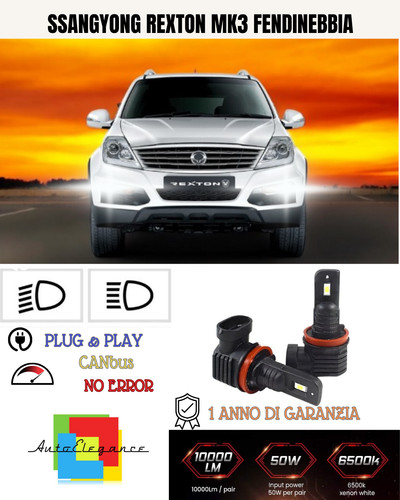 Kit led h16 ssangyong - h16,