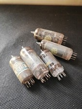 5 valvole fivre usate antiche non testate da collezione 