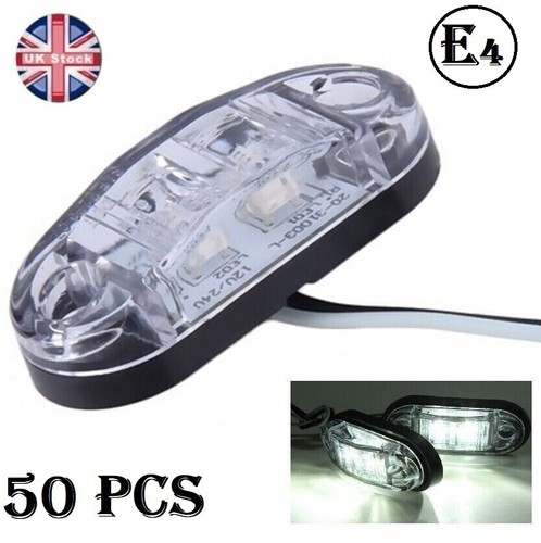 White led side - white, 12v