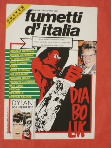 Cartolina diabolik - diabolik, da