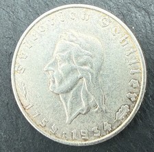 2 RM 1934 F Friedrich Schiller