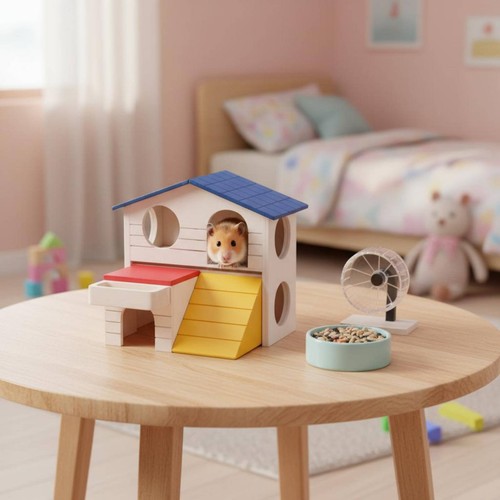 Casetta legno per criceti a - casetta,