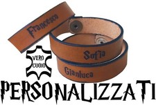  BRACCIALE IN CUOIO PERSONALIZZATO CON SCRITTA HARRY POTTER