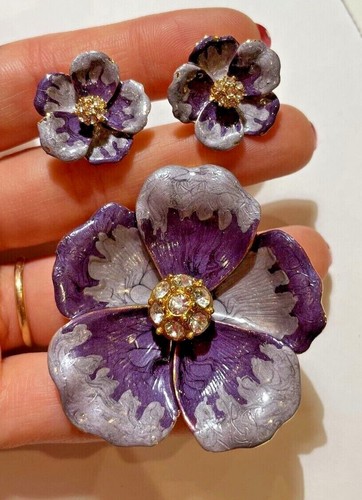 Set spilla fiore papavero - spilla,