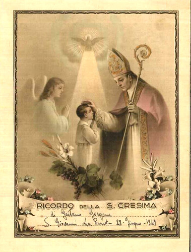 Ricordo della cresima chiesa - cresima,