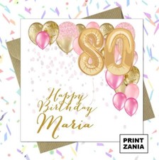 Personalised 80th Birthday