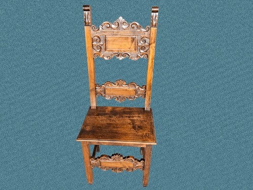 Sedia singola noce - sedia,
