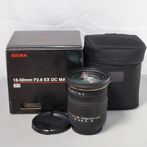 Sigma 50mm ex - 18-50mm, dc