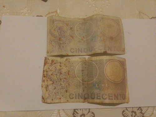 500 lire carta - 500, di