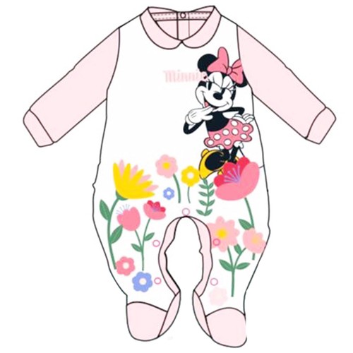 Tutina baby cotone bianco - , rosa