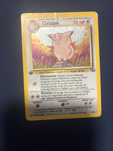 1st edition clefable 64 - clefable, 1/64