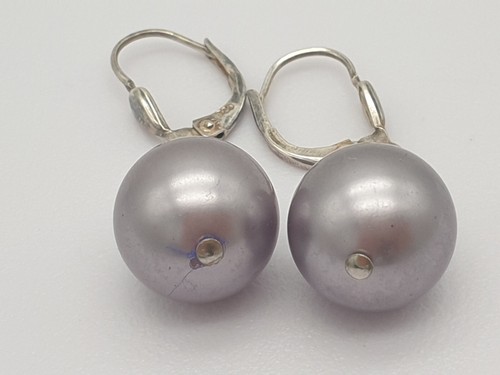 Orecchini con perle argento - perle,