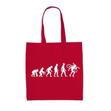 Evolution Of Uomo Bici da Cross - Borsa Tote IN Tela - Cyclocross Bicycle
