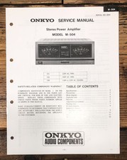 Onkyo M-504 Amplificatore