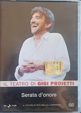 IL TEATRO DI GIGI PROIETTI SERATA D'ONORE DVD Con Libretto	D04035