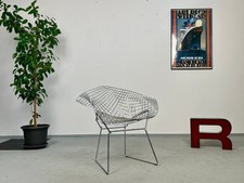 Originale Harry Bertoia 421 Diamond Chair cromato, come nuovo | Poltrona design Knoll