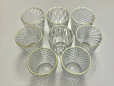 Set Bicchieri Bordo Oro per Piante o Decorazioni