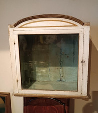 Teca vetrinetta in legno