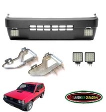 PARAURTI ANTERIORE + STAFFE + FENDINEBBIA LED FIAT PANDA 4X4 750 YOUNG 1986 2003