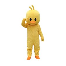 Costume mascotte anatra gialla - costume,