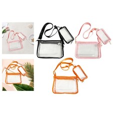Borsa trasparente con chiusura