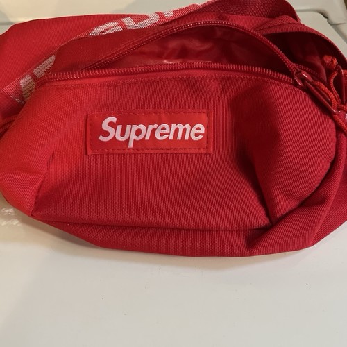 Supreme marsupio rosso cordura