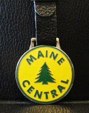 Orologio da tasca MAINE CENTRAL MEC marchio ferroviario logo fob treno ferroviario albero RR