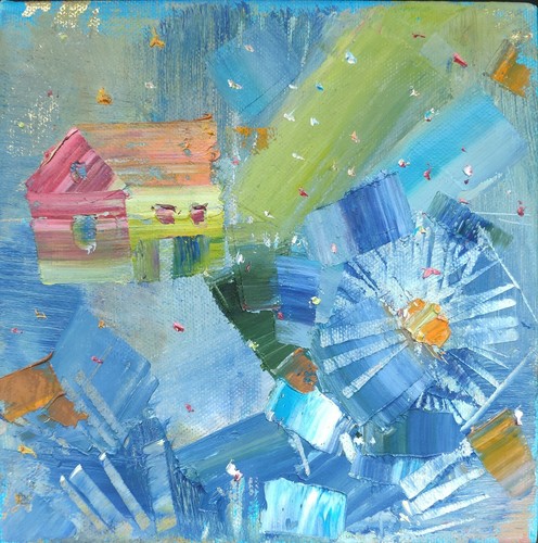 Quadro olio originale - quadro, ad