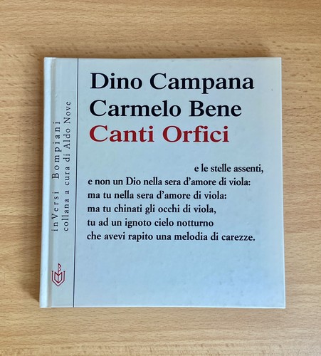 Carmelo bene dino - -,