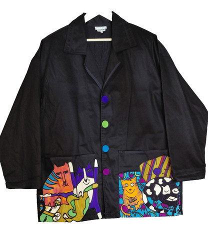 Giacca nera silkscapes - silkscapes., donna