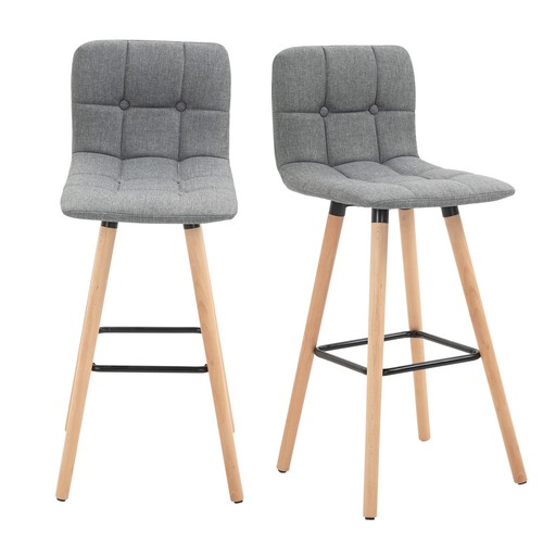 Homcom set sgabelli - 2, da