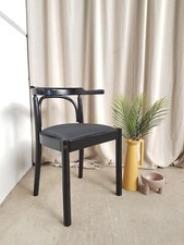 Poltrona vintage tarda metà secolo stile Thonet laterale occasionale sedia da scrivania retrò R279