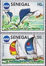 Senegal 1976 Pesce,Barcazioni da Pesca,Marine,Okinawa Esposizione MNH