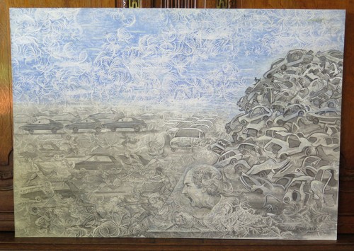 85x66 quadro vintage anni - cm,