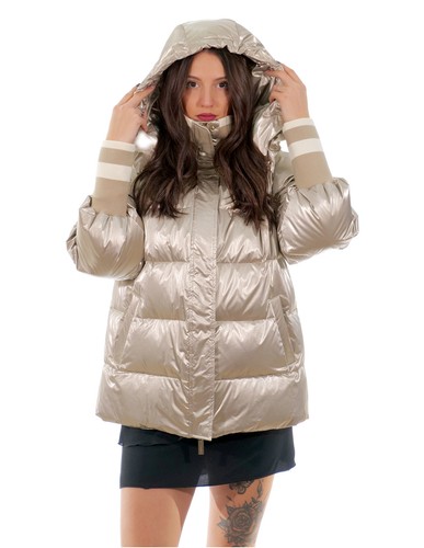 Piumino argento champagne - , 48