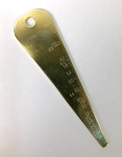 Brass bore gauge for - bore, measuring