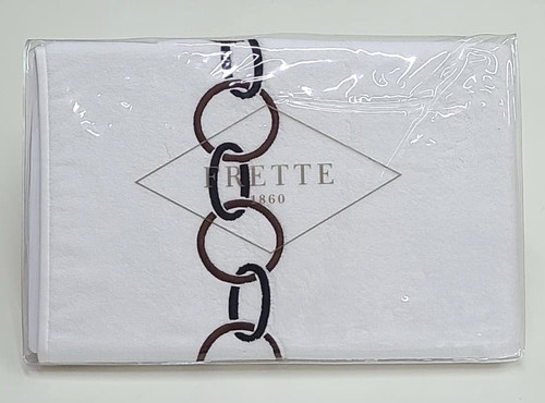 Asciugamano frette link ricamo - frette,