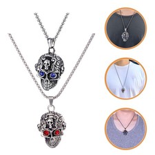 Collana a ciondolo con cranio