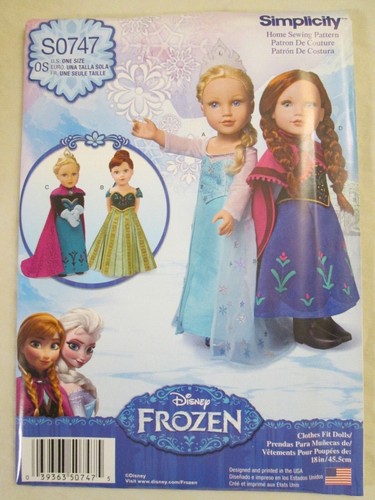 Simplicity s0747 disney frozen - disney,