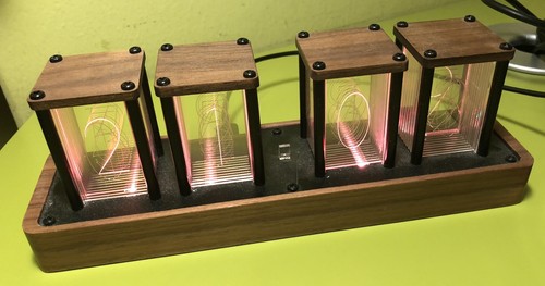 Orologio tavolo tubi nixie - da,