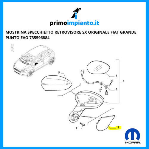 Mostrina specchietto - mostrina,