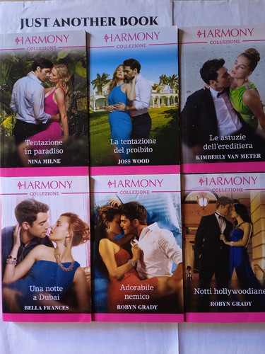Lotto 6 libri harmony - nr.6,