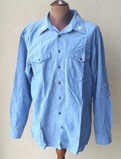 Camicia vintage Marina Militare anni '80 taglia L/XL  ottimo stato originale