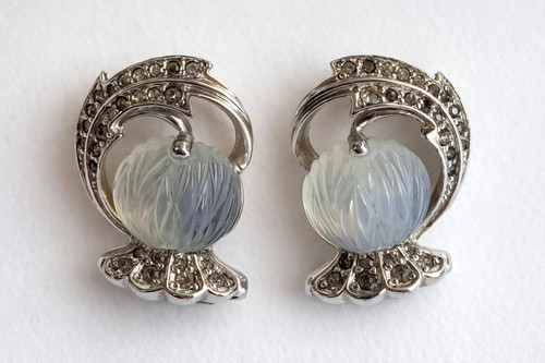 Rari orecchini vintage pennino - vintage,