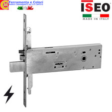 Serratura Elettrica Porta Metallo ISEO a Infilare DOPPIA MAPPA  Reversibile 12V