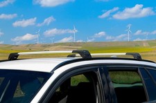 Silver roof rack - rack, bars
