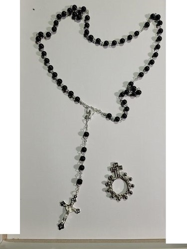 Collana rosario cristalli - collana,