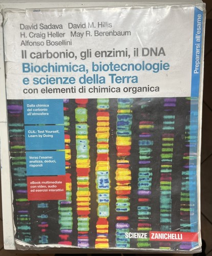 Biochimica biotecnologie e - biochimica,,