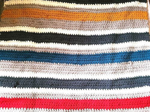 Coperta afgana vintage maglia